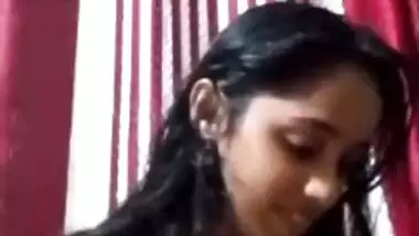 Firm boobs mallu GF removing bra and topless video call