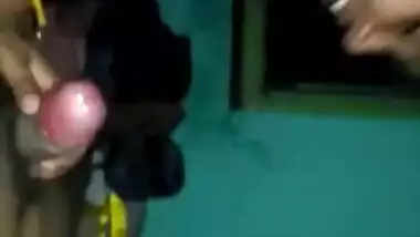 Super cute bhabhi giving blowjob