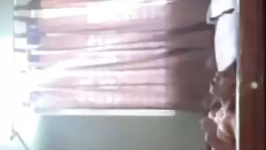 Young lovers homemade sex in missionary style