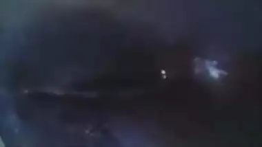 Wet pussy of red bra girl