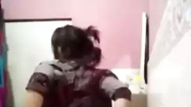 Horny Patna Girlfriend Shows Pussy & Ass To Tease Lover