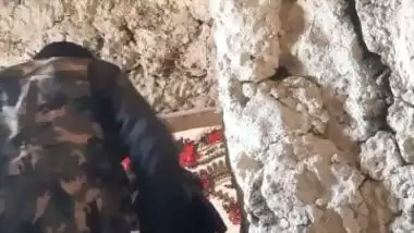 Pashto bhabhi fuck in standing position in rock house