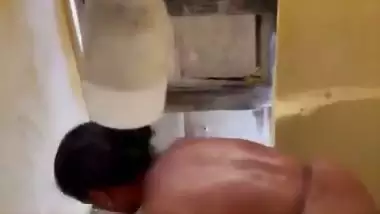 Mature big ass mom ready to take naked bath