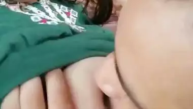 Indian girl getting her virgin nipple sucked for first time