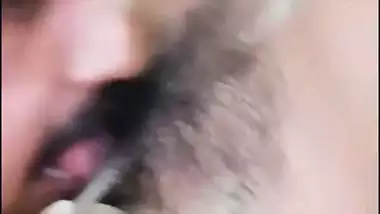 Licking chut of friends wife