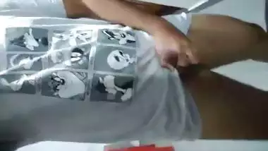 Indian college guy exposing big dick