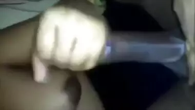 Emplyee jerking her boss.