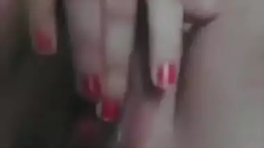 Paki Hottie pussy fingering on webcam episode