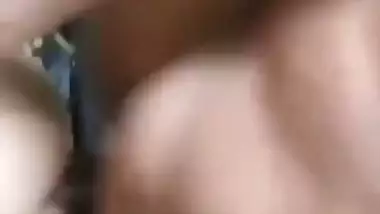 Threesome fucking in jungle by hot Tamil slut