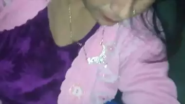 Bhabhi gives a quick desi blowjob to her horny Devar