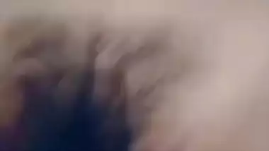 Hairy pussy Indian girl moaning softly