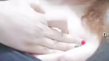 Big boobs Pakistani bhabhi showing her boobs