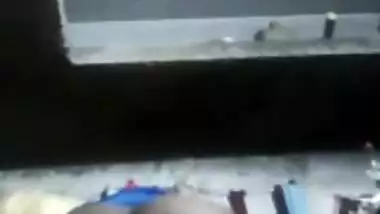 Village wife showing her black ass