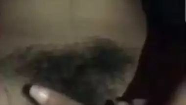 Indian fingering ex-girlfriend video call at night