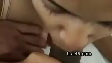 POV dick sucking video of hot boobs showing horny girl