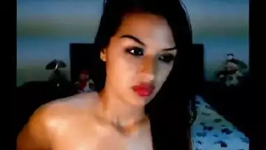 Cute collage girl Indira exposed her asset