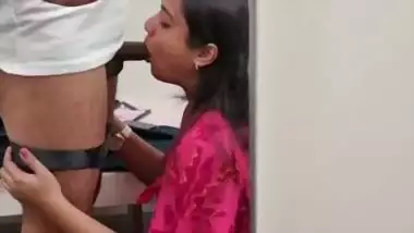 Typical Indian wife blowjob and riding dick of hubby