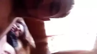 Man lies next to Indian with naked XXX boobs going to punish her