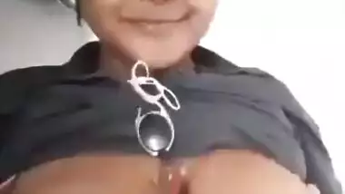 Sexy Tamil Working Woman Showing Big Boobs Inside Office