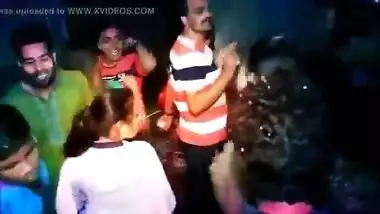 Cute bangla aunty dancing in private party