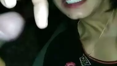Lonely Bhabhi gives a desi blowjob to her Devar