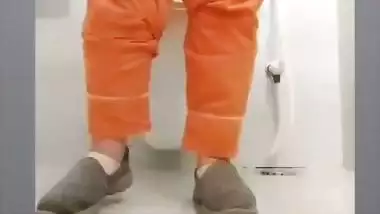 Boob show in restaurant and blowjob by dehati burkha GF