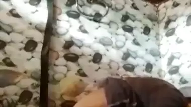 The girl moans loudly when her BF fucks her pussy hard