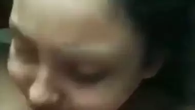 Big boob Kolkata slut gives an Indian blowjob and drinks cum